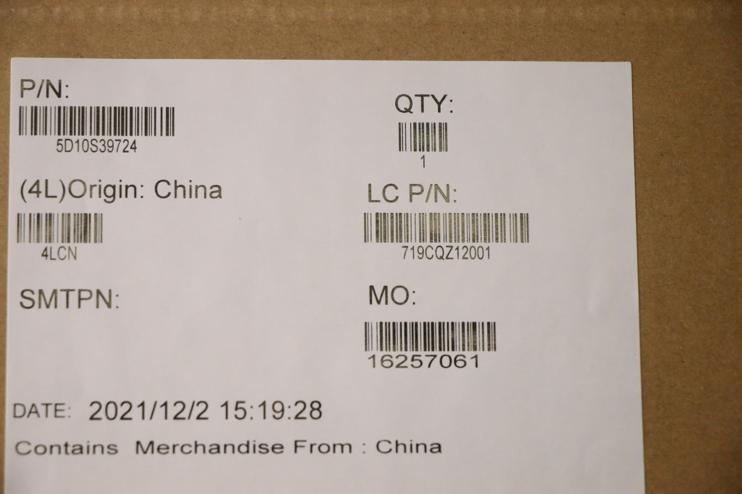 Lenovo 14" 2.8K LCD Touchscreen Module, Glare, IPS Technology, 400 Nits Brightness - 5D10S39724