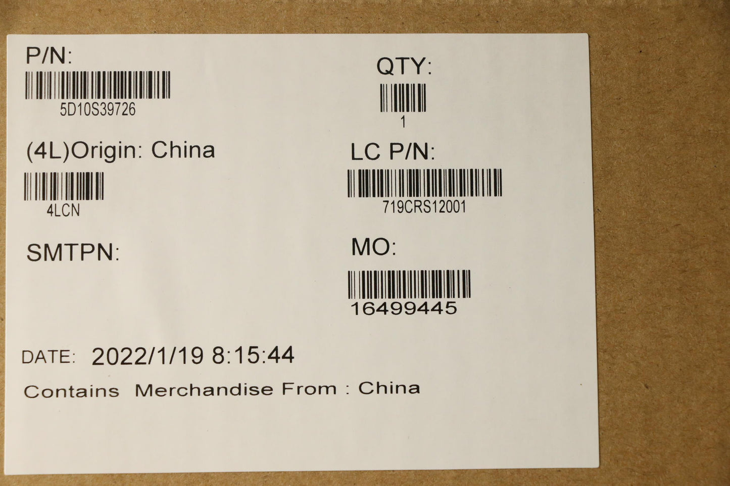 Lenovo Display Lcd Module L 82L0_Nt C - 5D10S39726