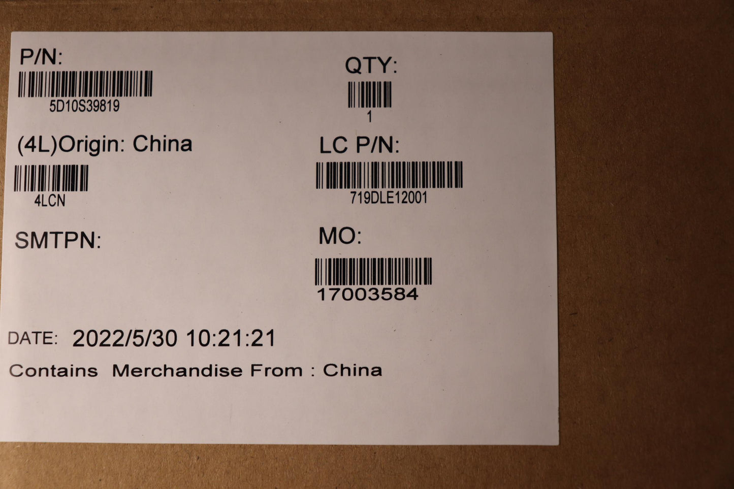 Lenovo Display Lcd Module L 82U1 Fhd - 5D10S39819
