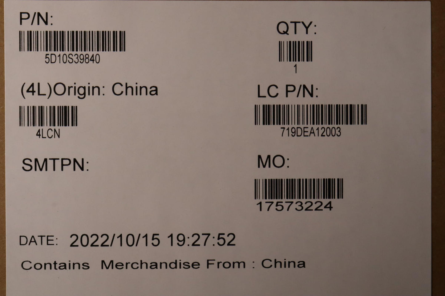 Lenovo Display Lcd Module L82T0 Yl 4K - 5D10S39840