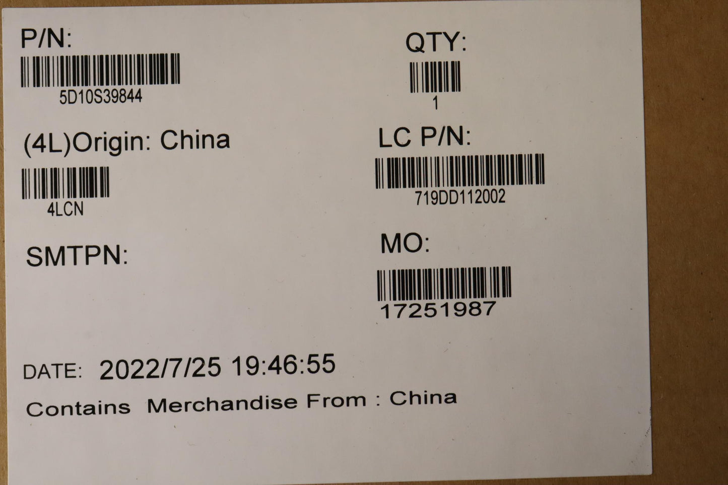 Lenovo Display Lcd Module L 82Rq 60 - 5D10S39844