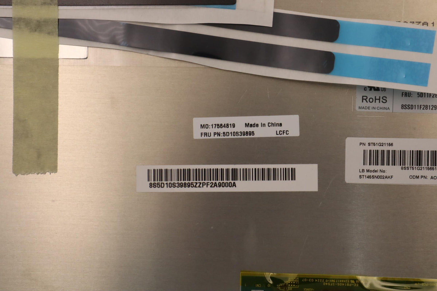 Lenovo - LCD Module, 14.5", 3K, Touch, Glossy, IPS, 400 nits - 5D10S39895