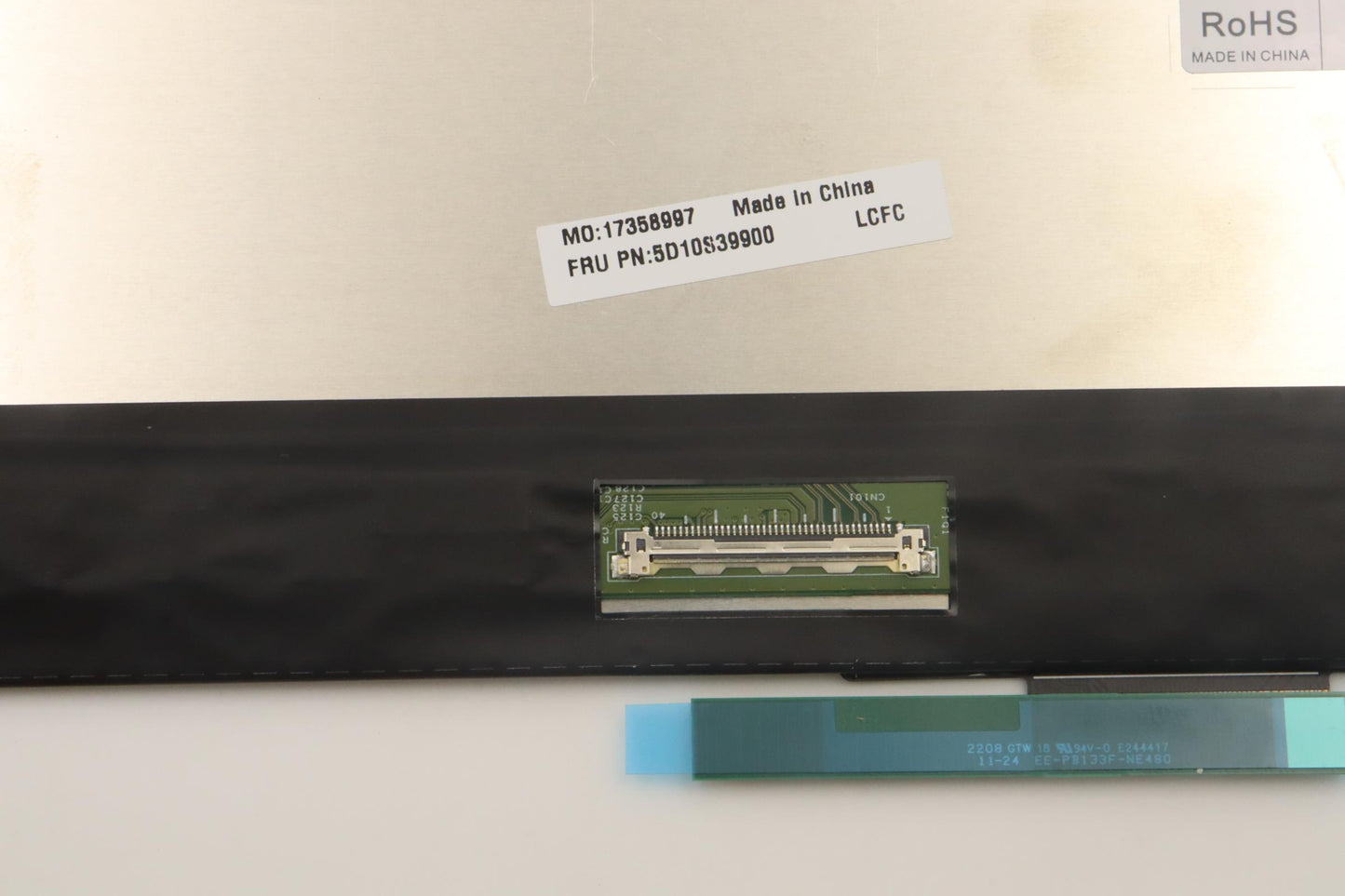 Lenovo LCD Module, 13.3", WQXGA, Touch, Anti-Glare, IPS, 400nit - 5D10S39900