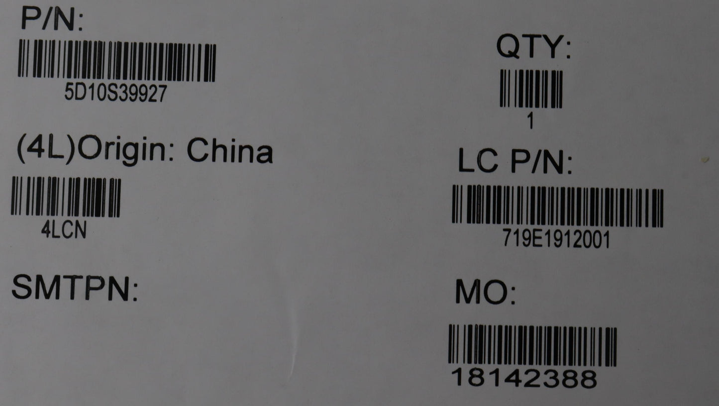 Lenovo LCD Module, 14", WQUXGA, Touch, Glare, OLED, 400nit - 5D10S39927