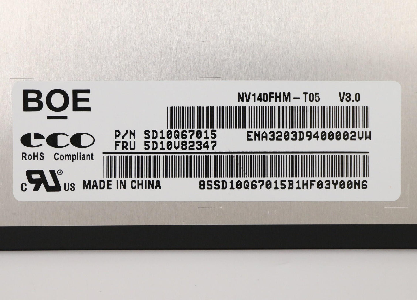 Lenovo Display, 14", FHD, Touch, IPS, 400 nits, 100% sRGB - 5D10V82347