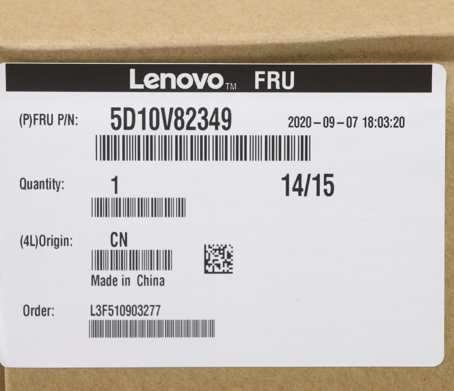 Lenovo 14" UHD Display, Non-Touch, Glare, IPS, 500nit - 5D10V82349
