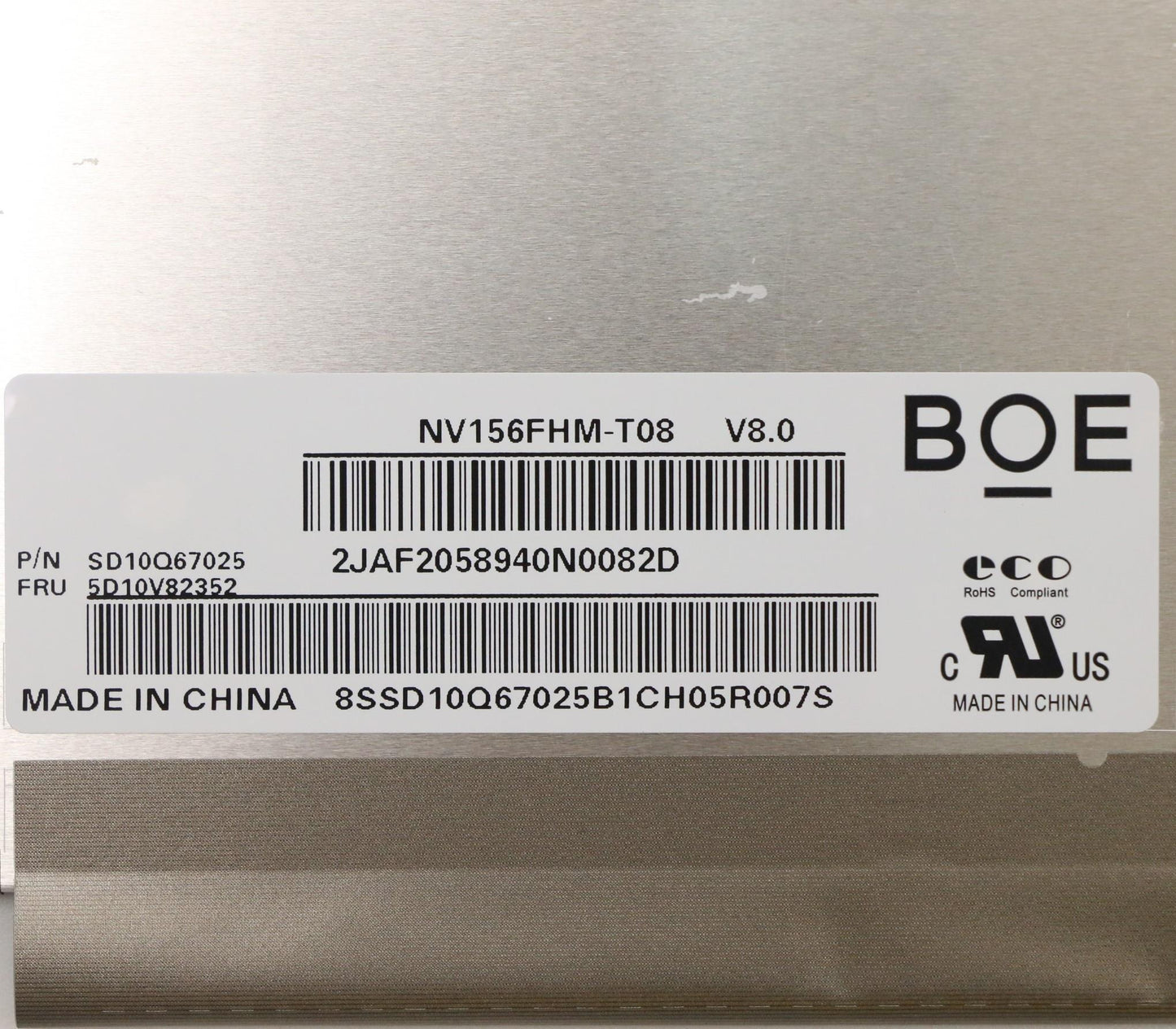 Lenovo - DISPLAY, 15.6", FHD, Touch, Anti-Glare, IPS - 5D10V82352