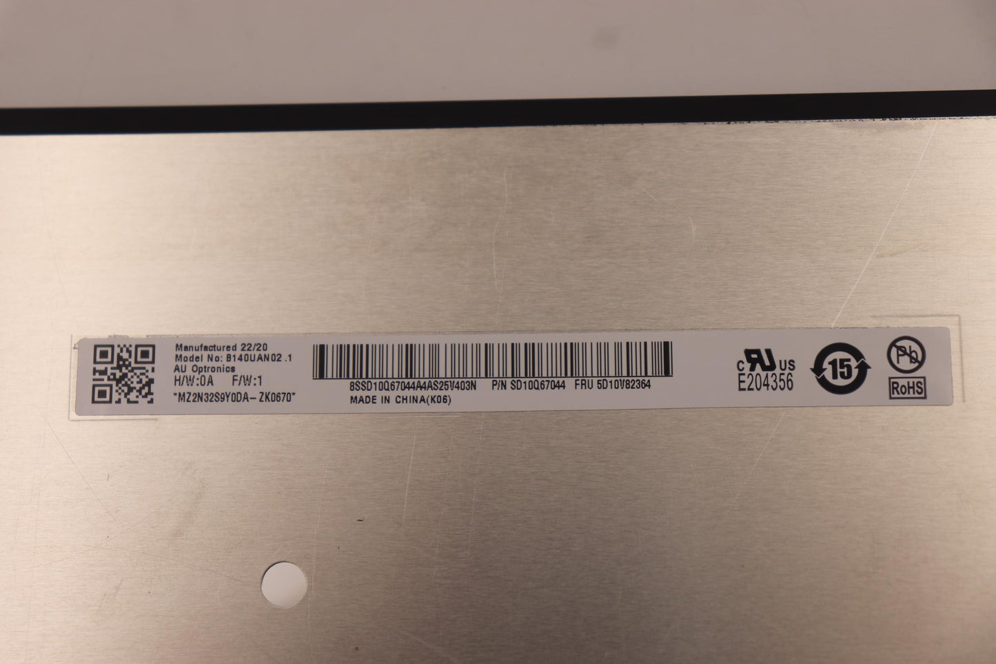 Lenovo 14" WUXGA Display, Non-Touch, Anti-Glare, IPS, 400nit - 5D10V82364