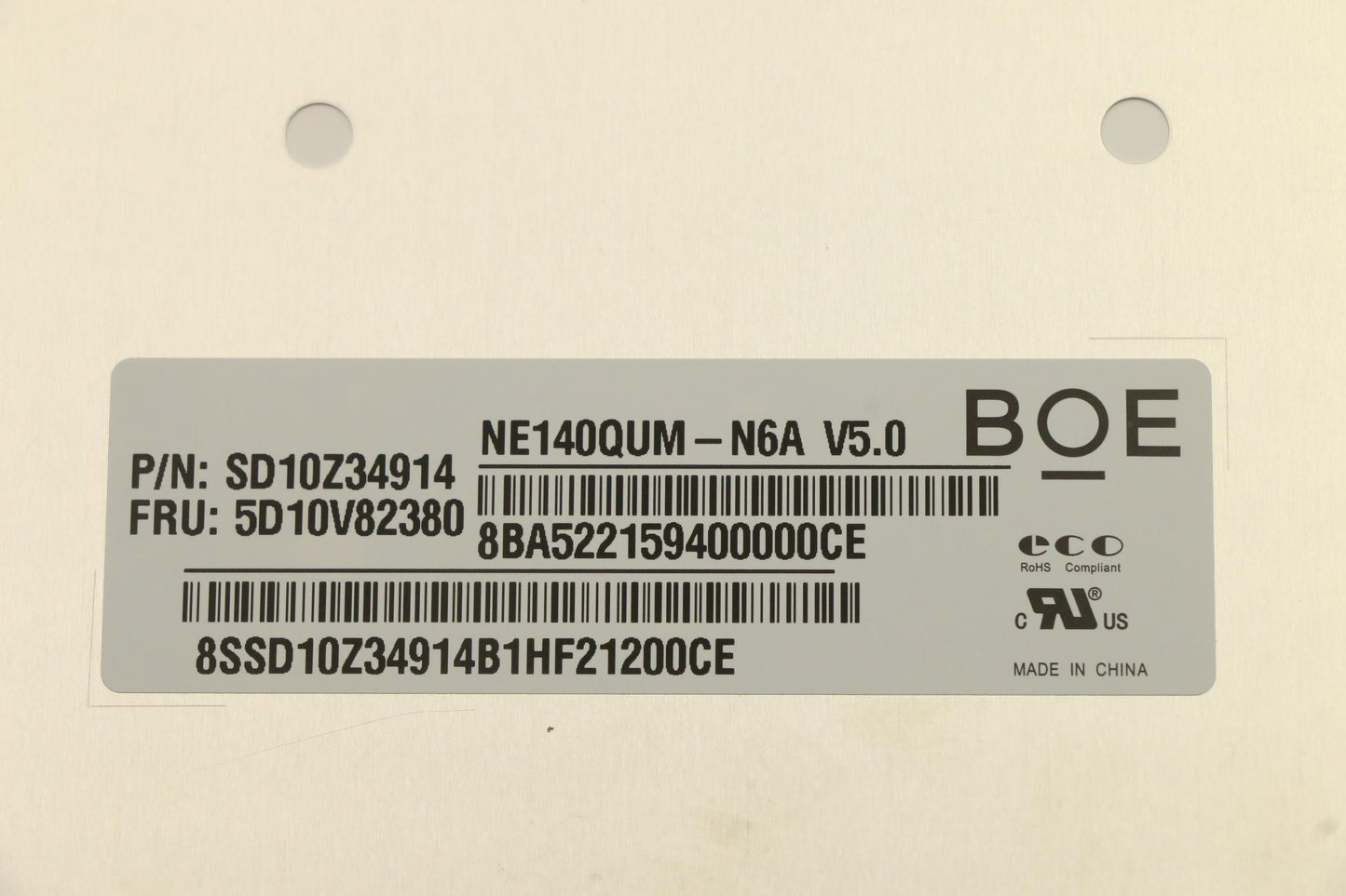 Lenovo Display, 14", UHD, Non-Touch, Anti-Glare, IPS, 500nit - 5D10V82380