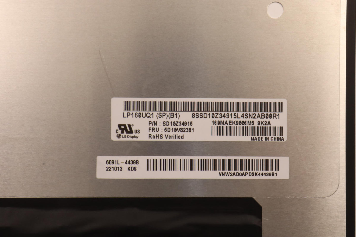 Lenovo Display Lgd 16.0 16:10 4K Wva - 5D10V82381