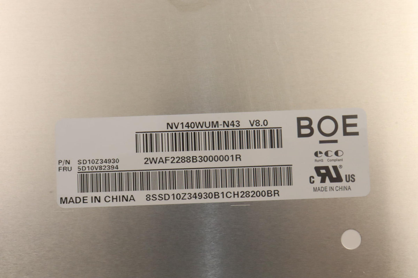 Lenovo 14" WUXGA Display, Non-Touch, Anti-Glare, IPS, 300 nits - 5D10V82394