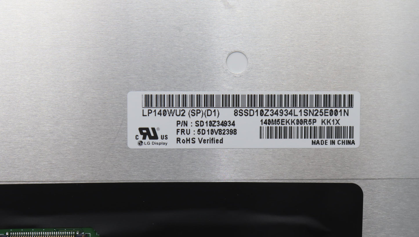 Lenovo - Display, 14", WUXGA, Non-Touch, Anti-Glare, IPS, 300 nits - 5D10V82398
