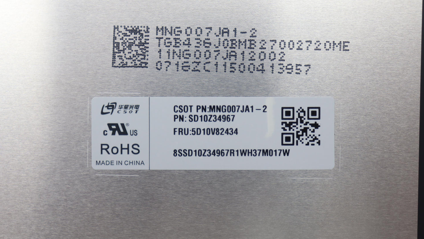 Lenovo Display, 16", WUXGA, Anti-Glare, IPS, 400nit, 100% sRGB - 5D10V82434