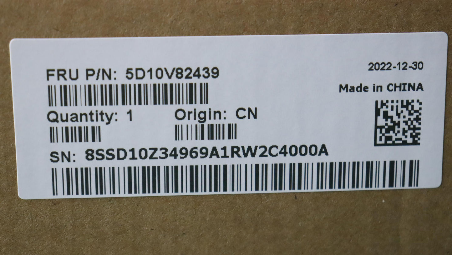 Lenovo 16" WUXGA Display, Anti-Glare, IPS, 300nits, 45% NTSC - 5D10V82439