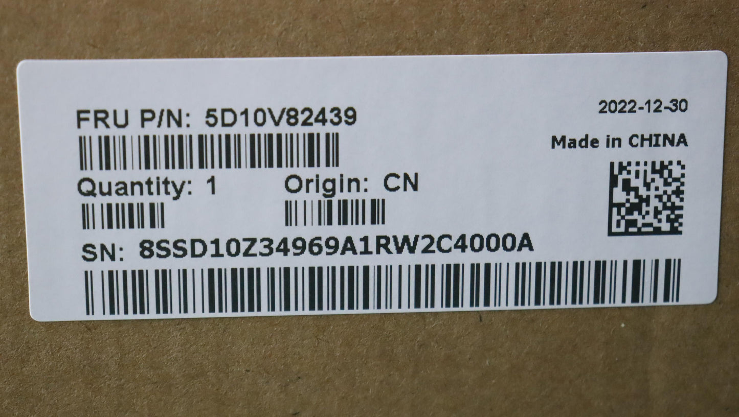 Lenovo 16" WUXGA Display, Anti-Glare, IPS, 300nits, 45% NTSC - 5D10V82439