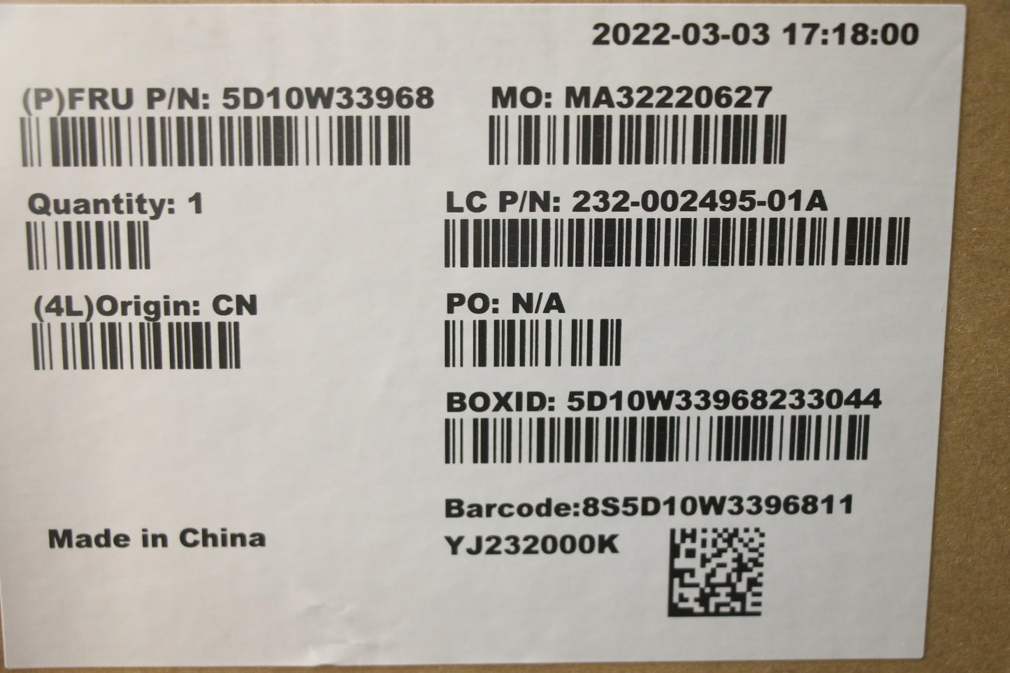Lenovo Display Boe 27 Uhd 350N Ag Srg - 5D10W33968