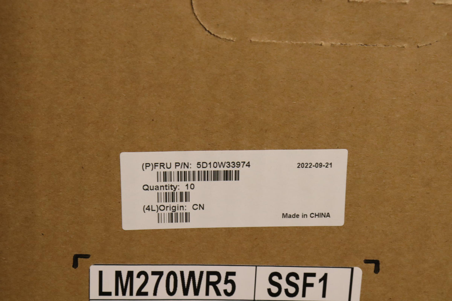 Lenovo Display Lgd Lm270Wr5Ssf1 270 U - 5D10W33974