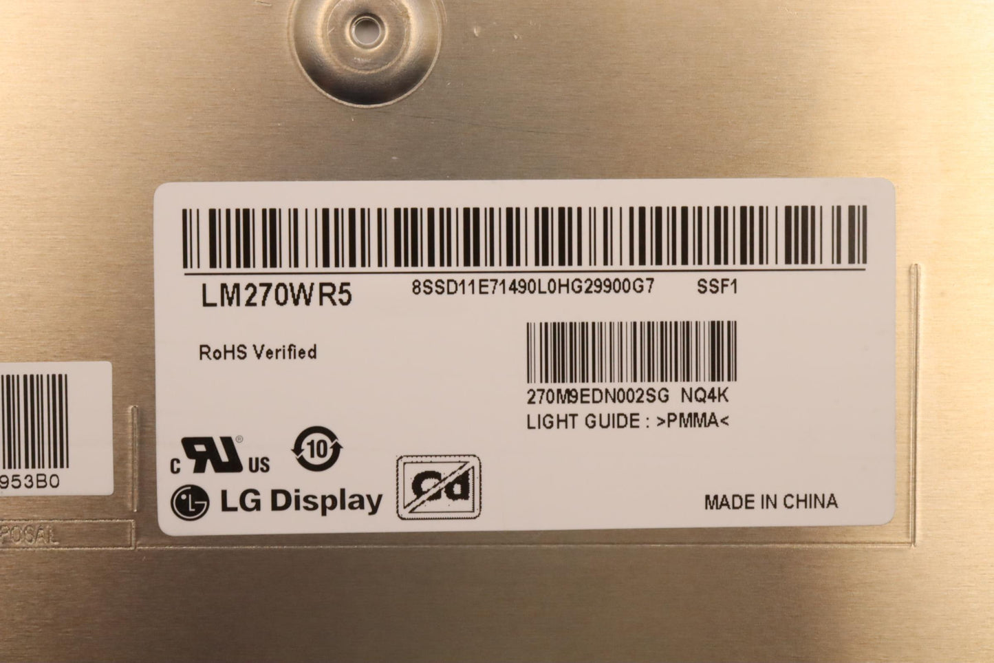 Lenovo Display Lgd Lm270Wr5Ssf1 270 U - 5D10W33974