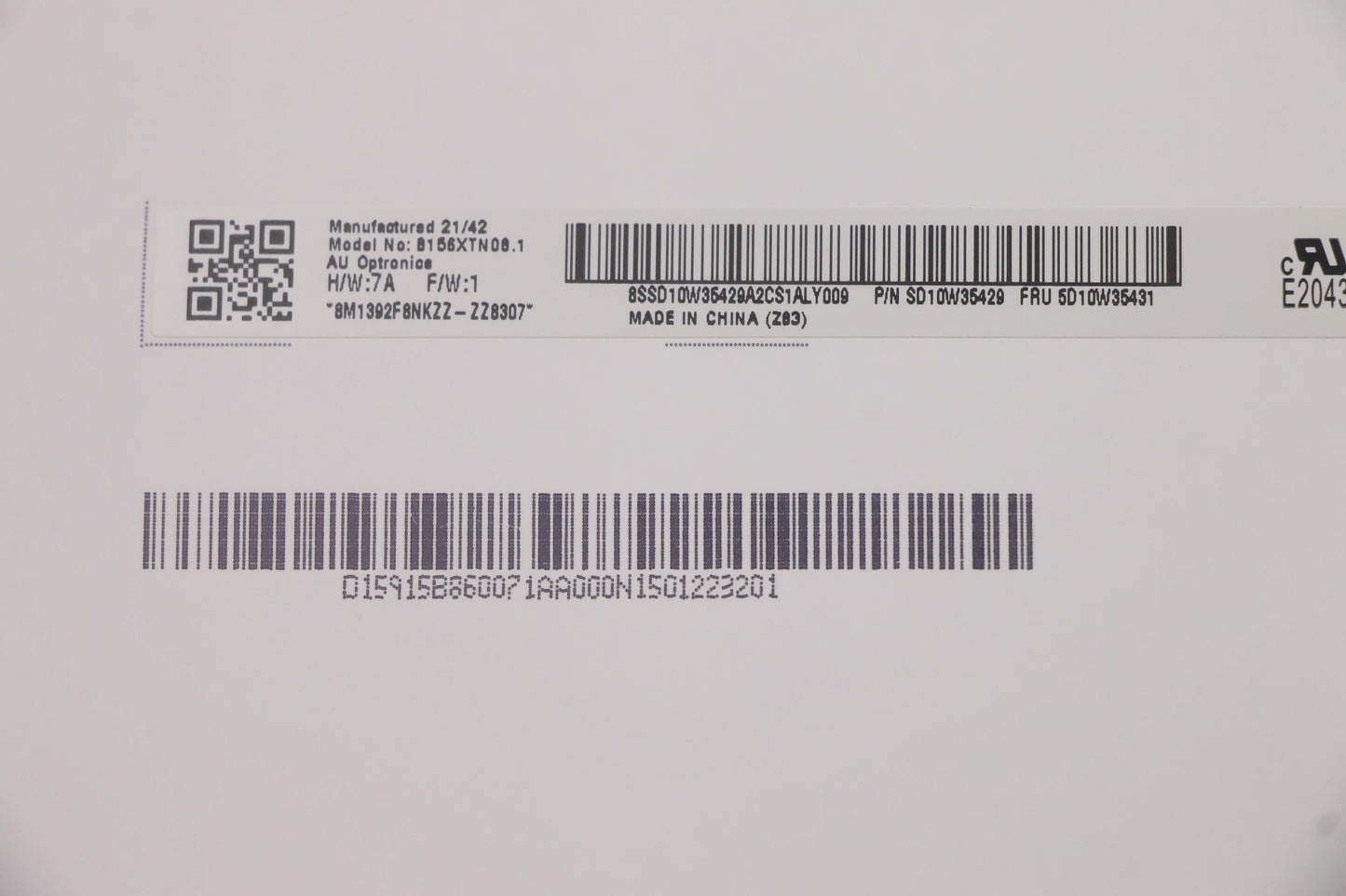Lenovo Lcd Display - 5D10W35431