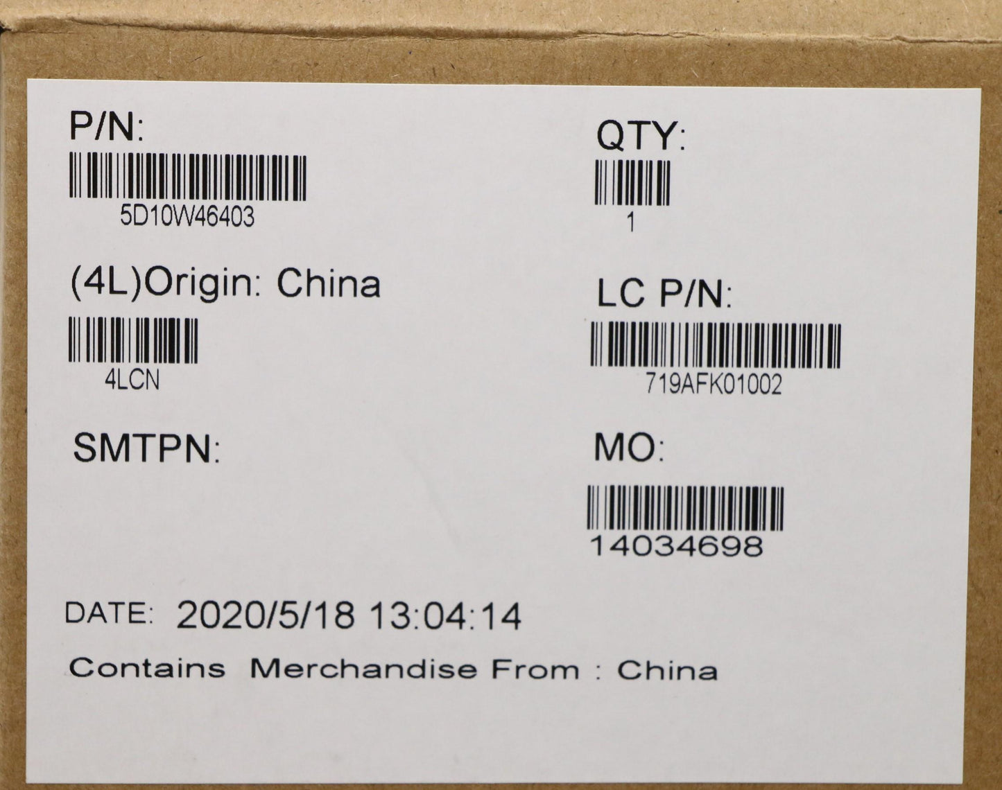 Lenovo 14Fhd Ips Ag Non-Bra 250Nit - 5D10W46403