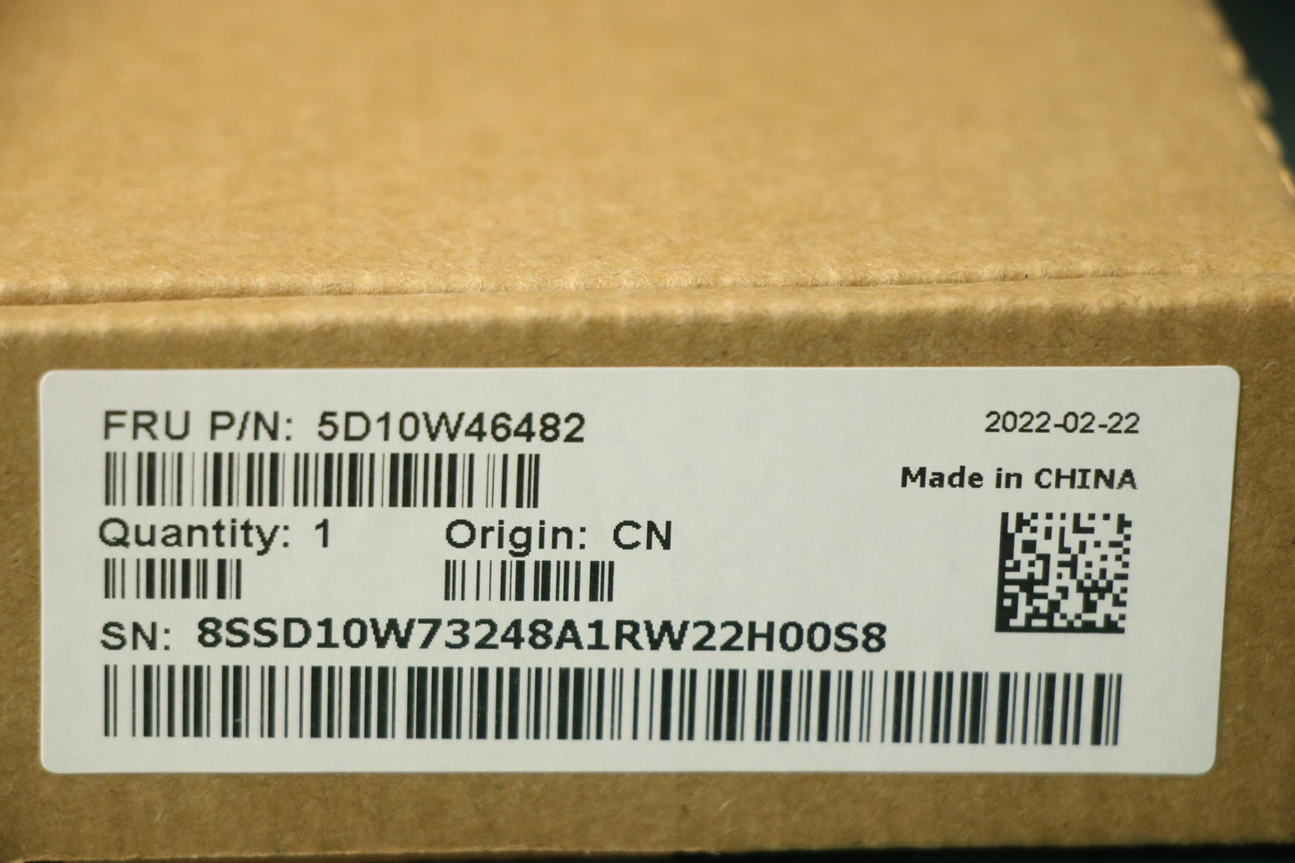 Lenovo 15.6" FHD Display Panel, Non-Touch, Anti-Glare, IPS, 250nit, 45% NTSC - 5D10W46482