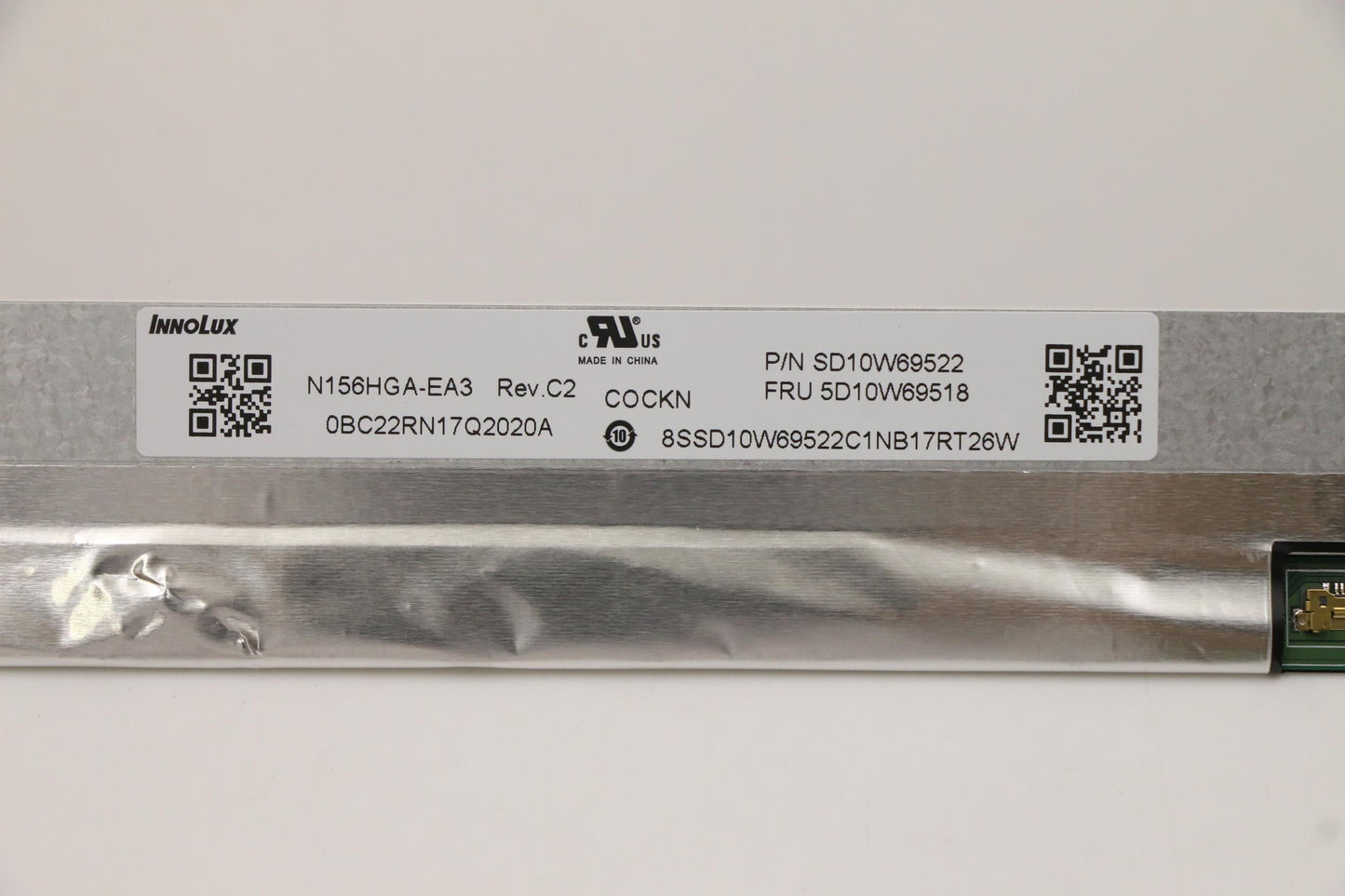 Lenovo - Display, 15.6", FHD, Anti-Glare, TN Panel, 220 nits, 45% NTSC - 5D10W69518