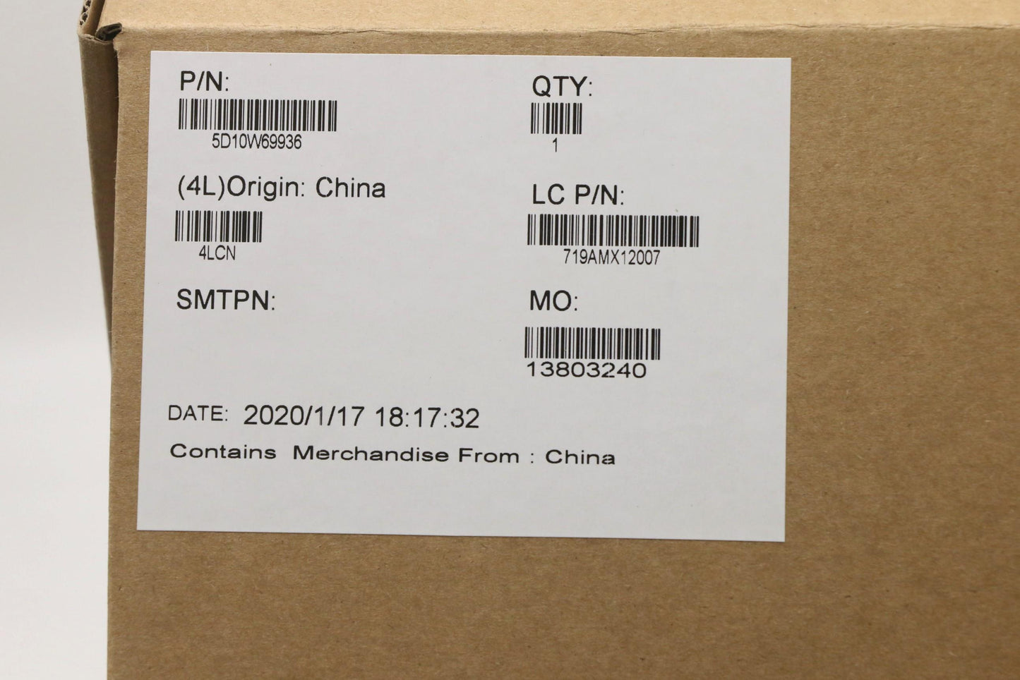 Lenovo Display, 15.6", FHD, Anti-Glare, IPS, 300nit, 100% sRGB - 5D10W69936