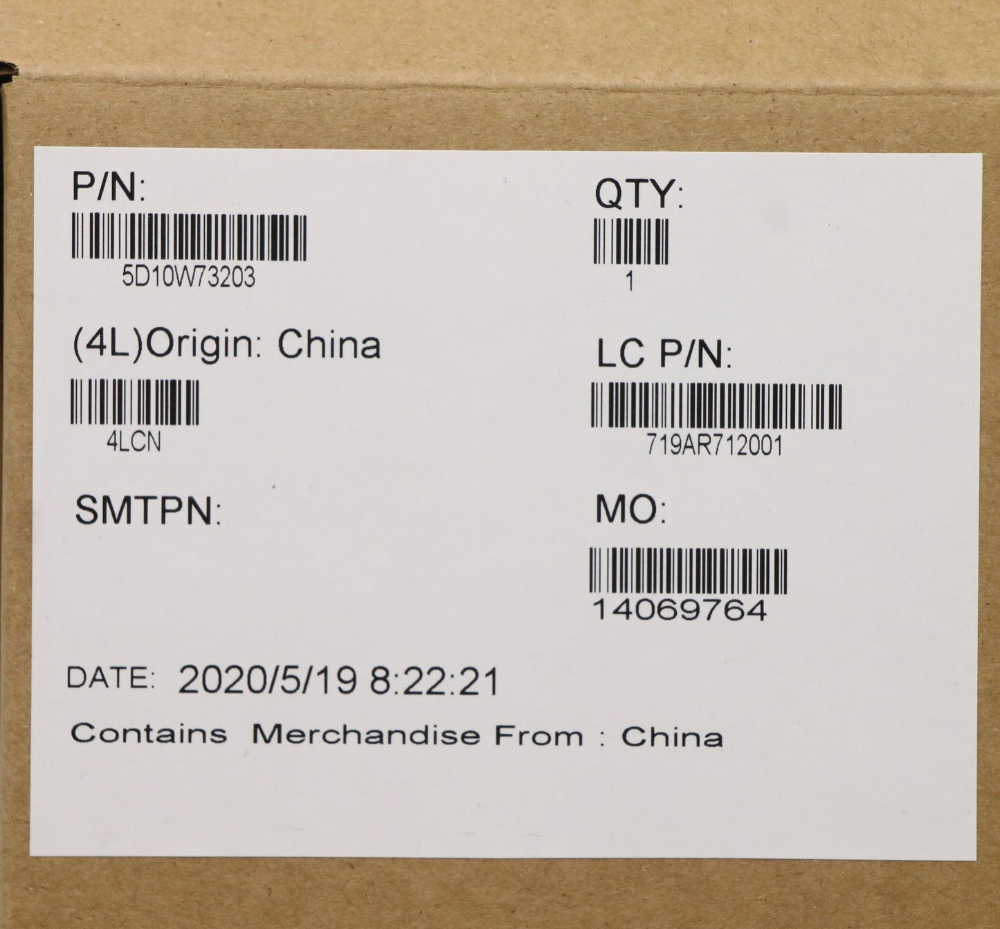 Lenovo Fru In N140Hga-Ea1 C3 Fhdt Ag - 5D10W73203