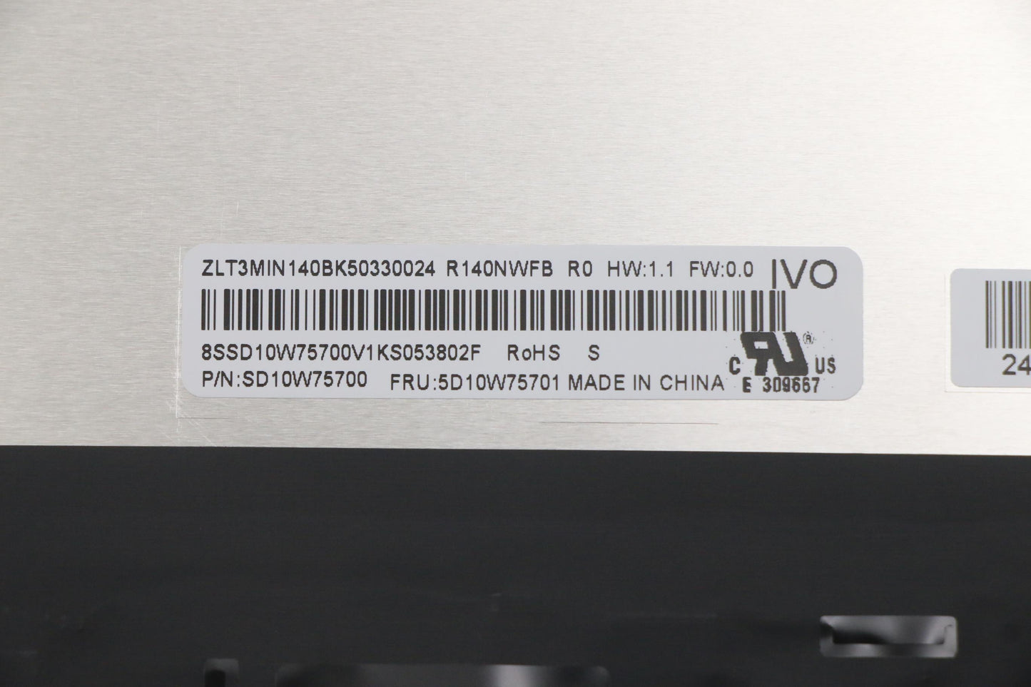 Lenovo Display Fru Ivo R140Nwfb R0 - 5D10W75701