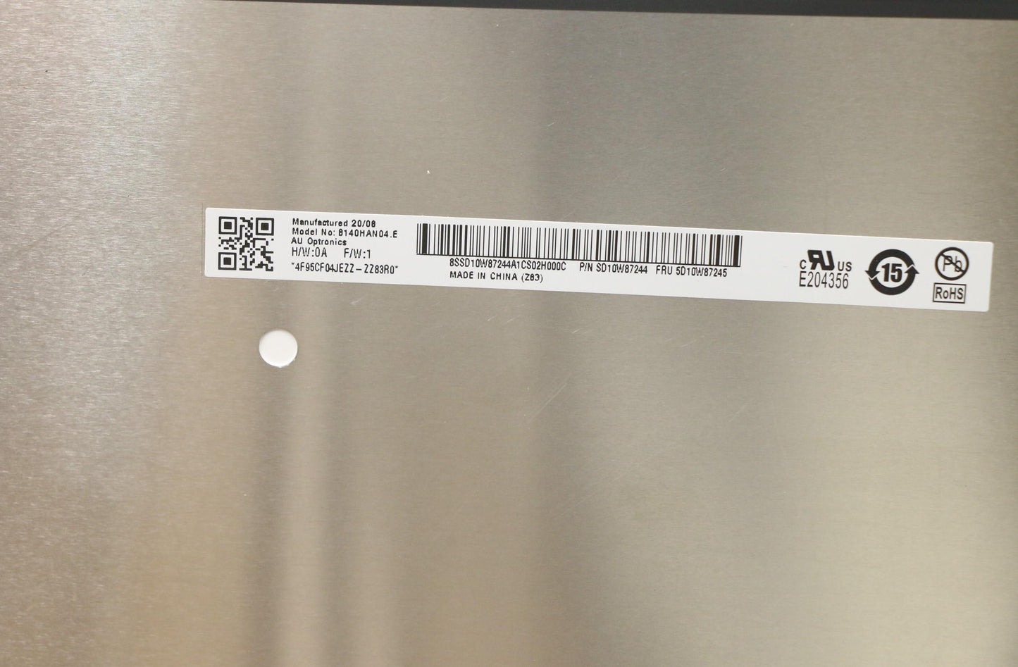 Lenovo Fru Au B140Han04.E 0A Fhdi Ag - 5D10W87245