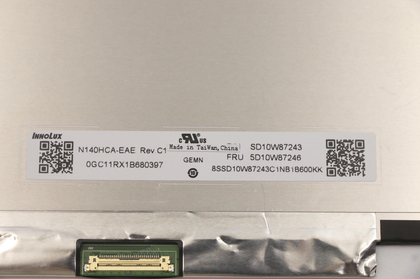 Lenovo 14" FHD Display, Non-Touch, Anti-Glare, IPS, 300 nits, 45% NTSC - 5D10W87246