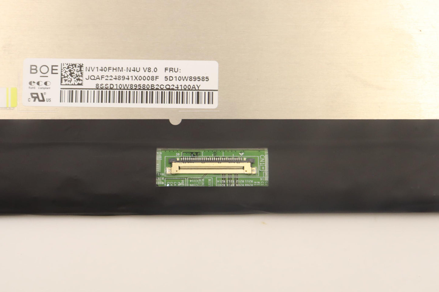 Lenovo 14" FHD Display, Non-Touch, Anti-Glare, IPS, 250 nits, 45% NTSC - 5D10W89585