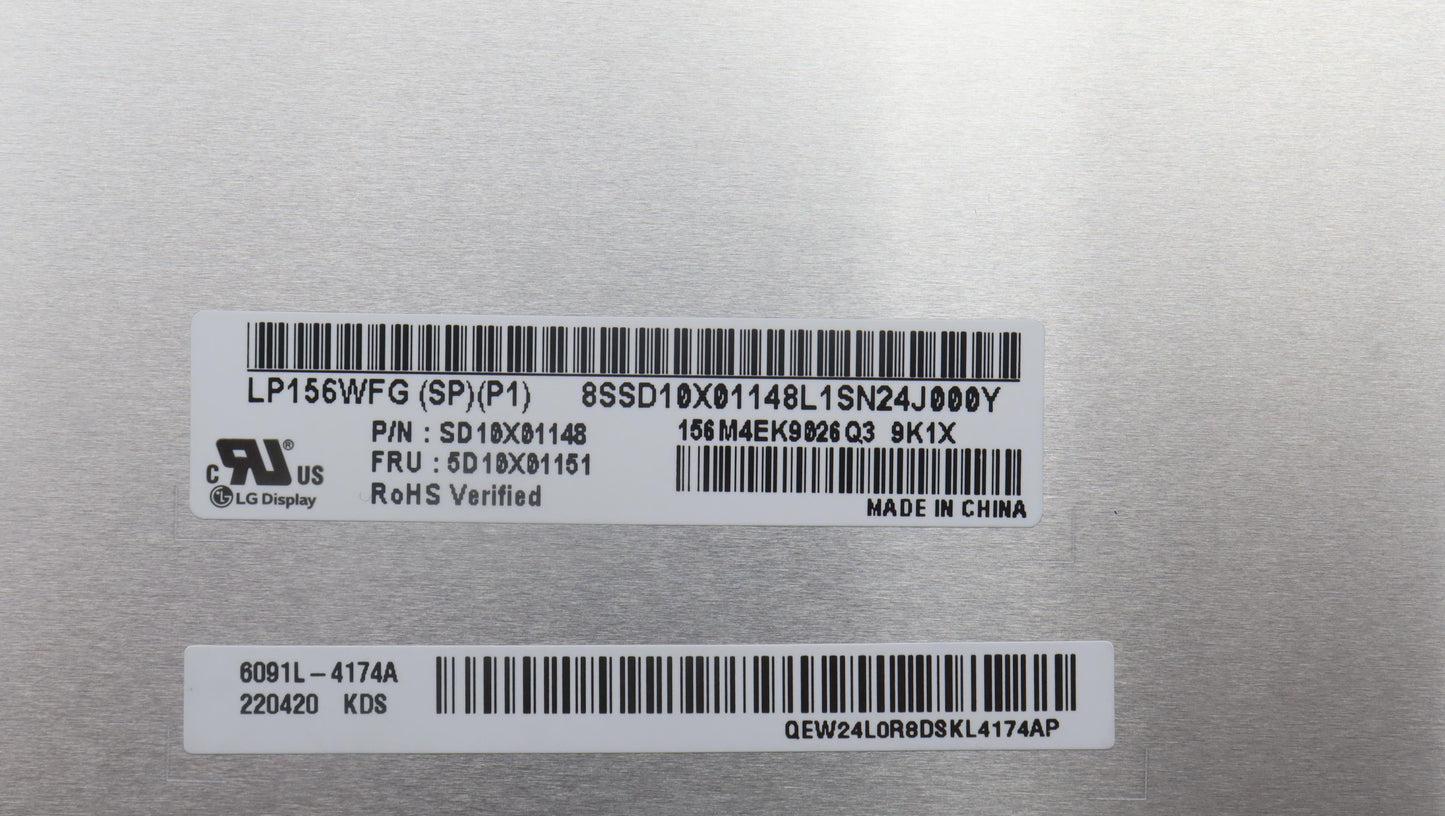 Lenovo Display Fru Lg Lp156Wfg-Spp1 F - 5D10X01151