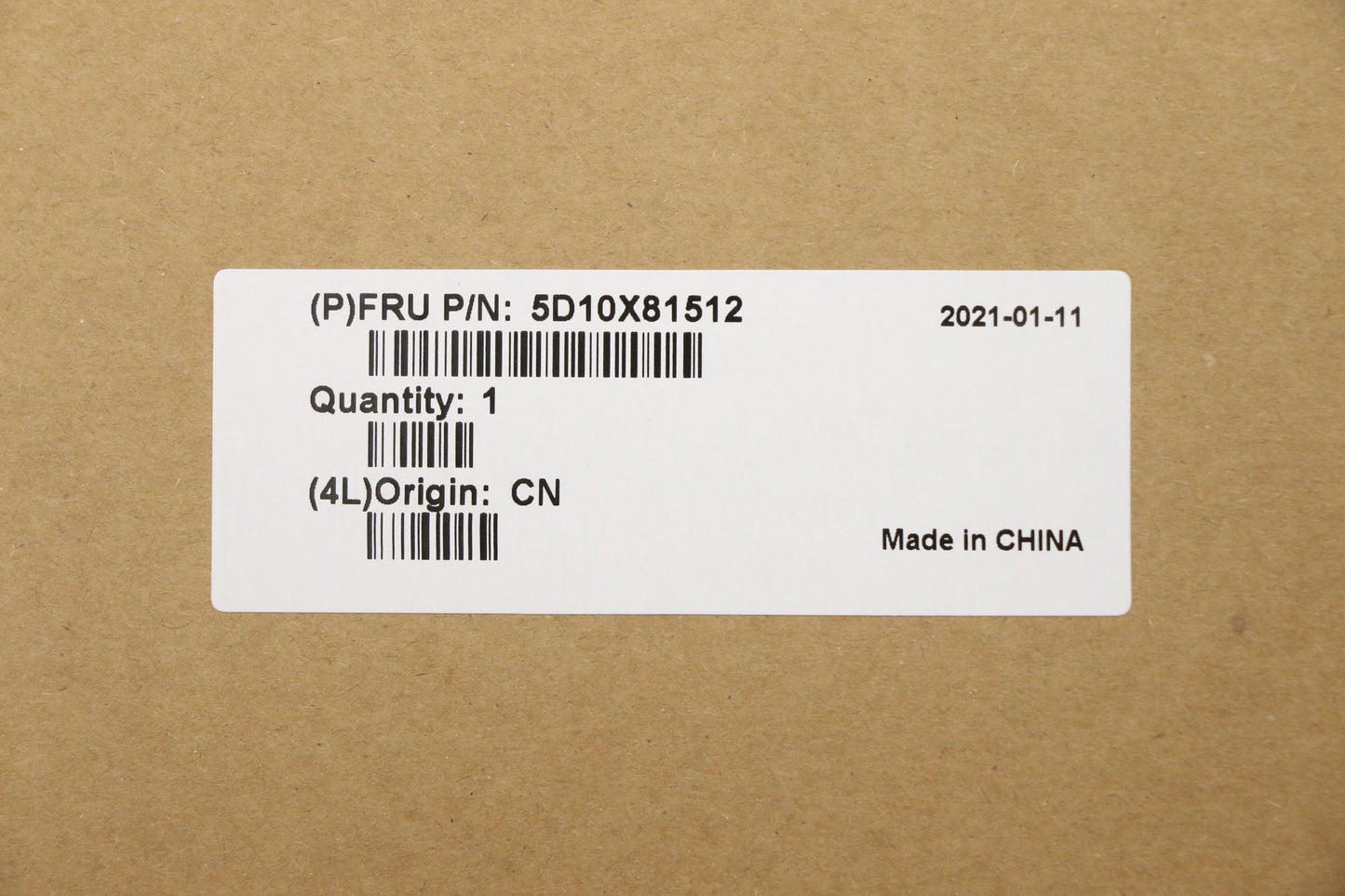 Lenovo DISPLAY, 15.6", FHD, IPS, 300nit, 100% sRGB - 5D10X81512