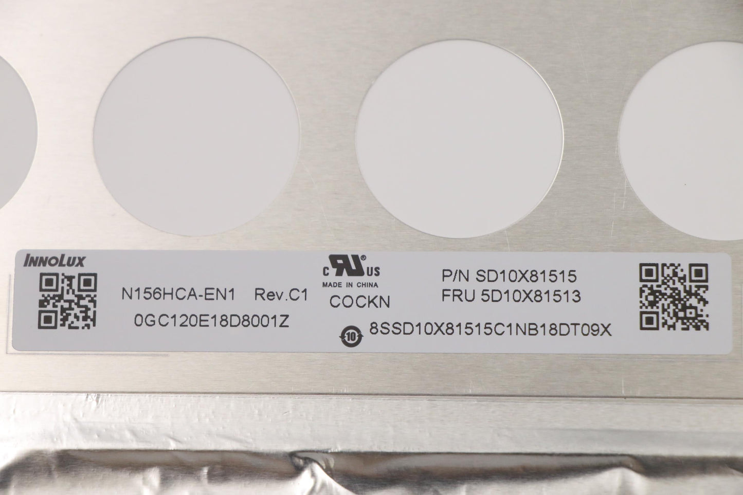 Lenovo DISPLAY, 15.6", FHD, IPS, 300nit, 100% sRGB - 5D10X81513