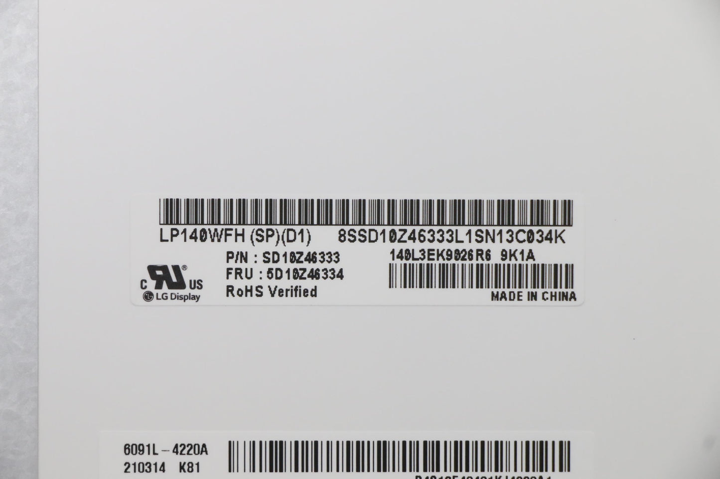 Lenovo Lcd 14.0 - 5D10Z46334