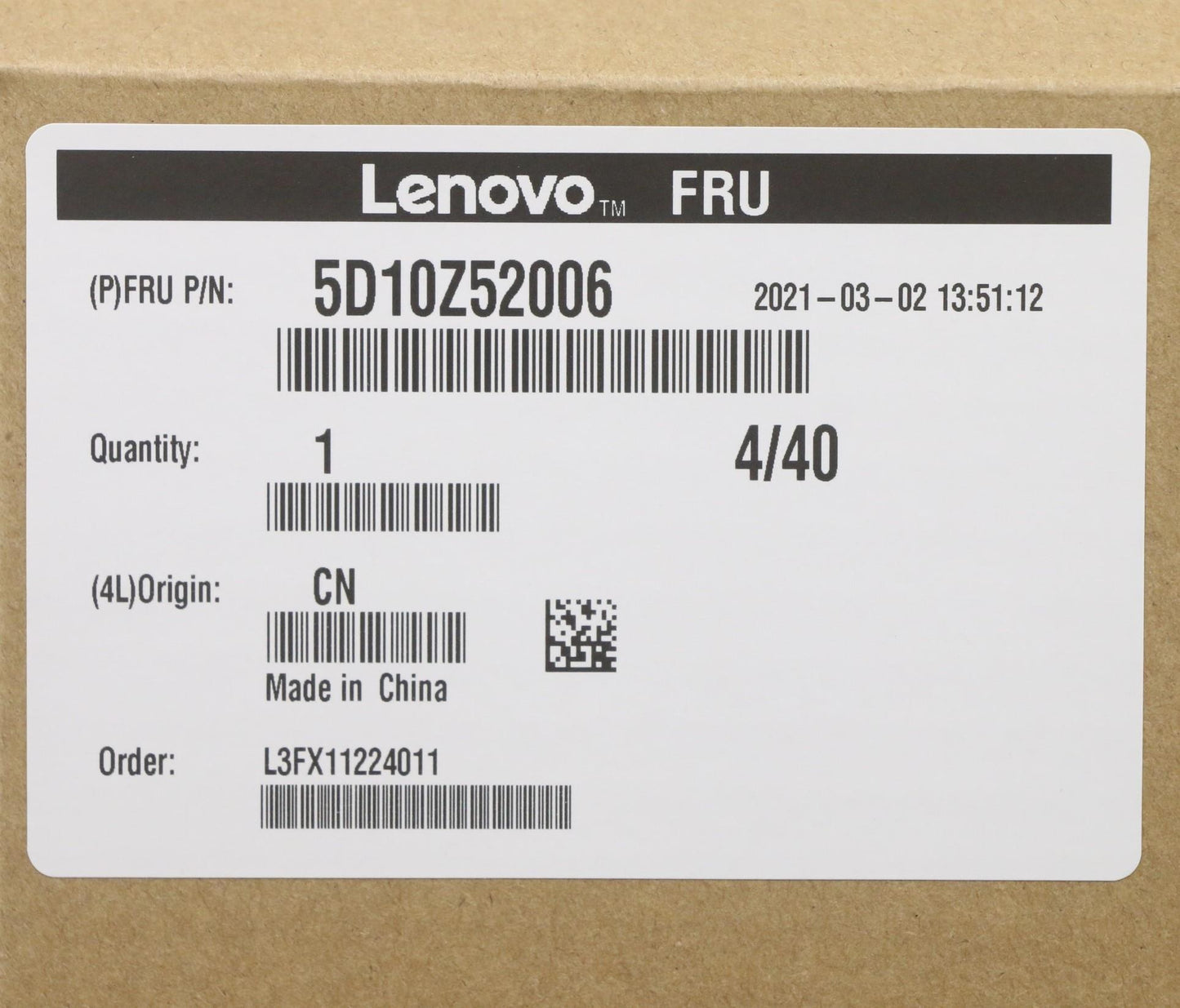 Lenovo LCD Panels Yoga S750-14Pro, 2.8T CSOT, 2880x1800, 400 nits, Flat Anti-Glare Panel - 5D10Z52006