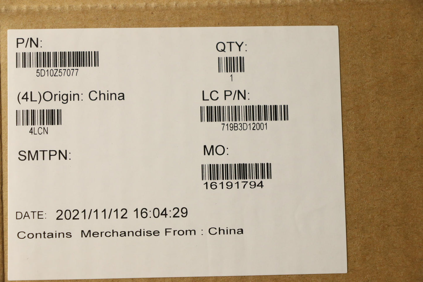Lenovo Display Fru Fhd 15.6 Ips Ag S - 5D10Z57077