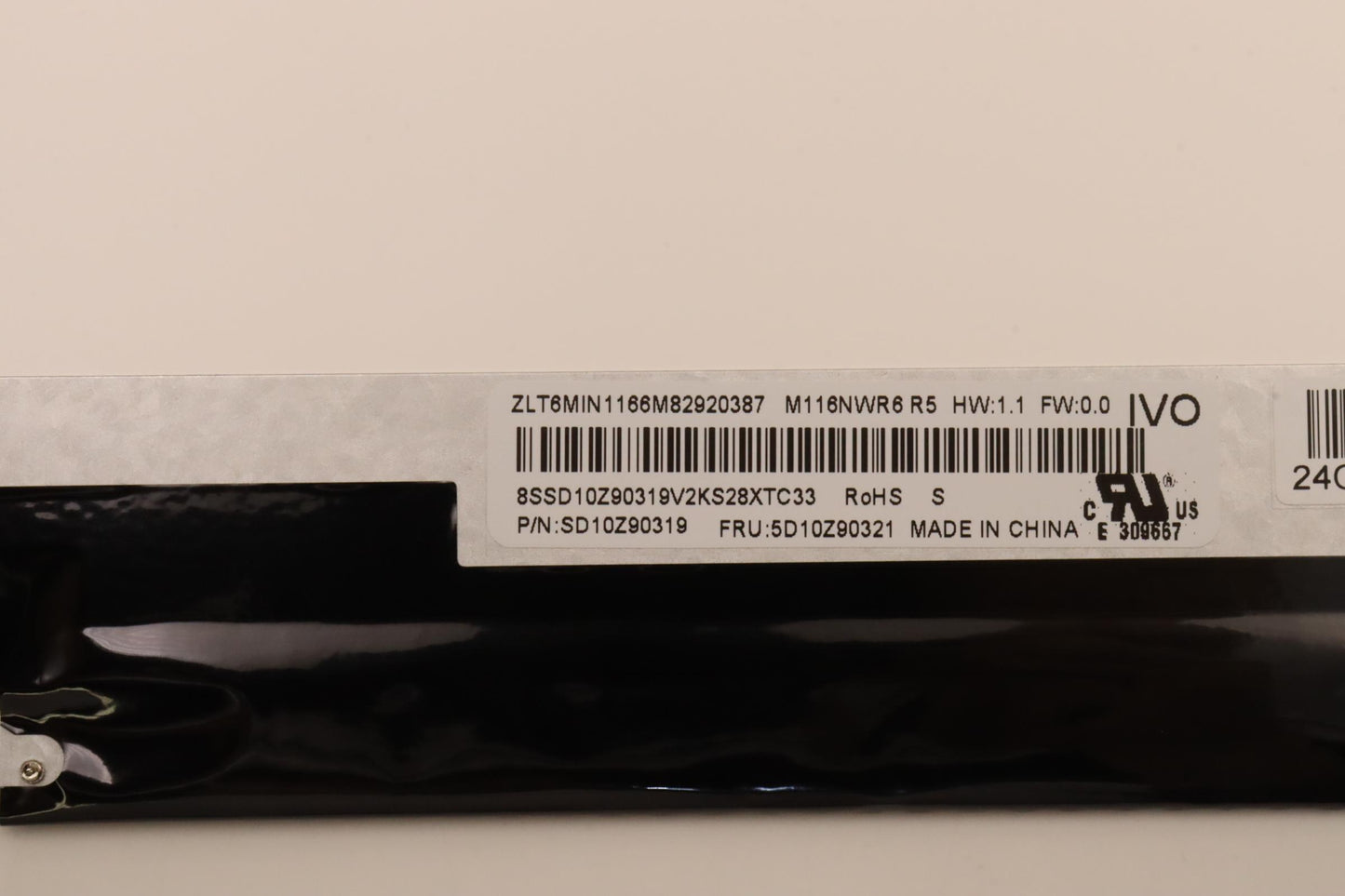 Lenovo Display Fru Ivo M116Nwr6 R5 11 - 5D10Z90321