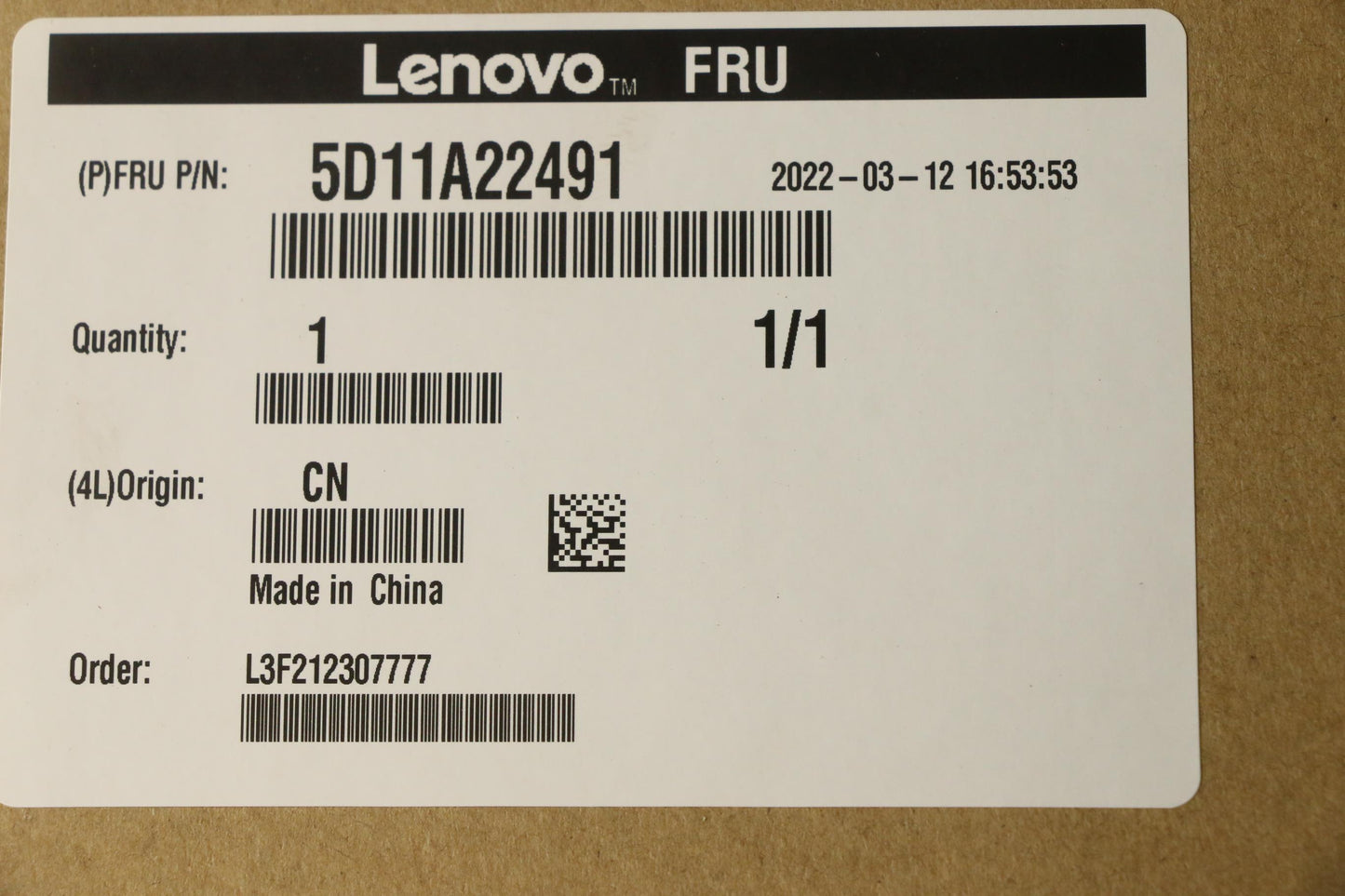 Lenovo Display, 14", FHD, Touch, Anti-Glare, IPS, 300nit - 5D11A22491