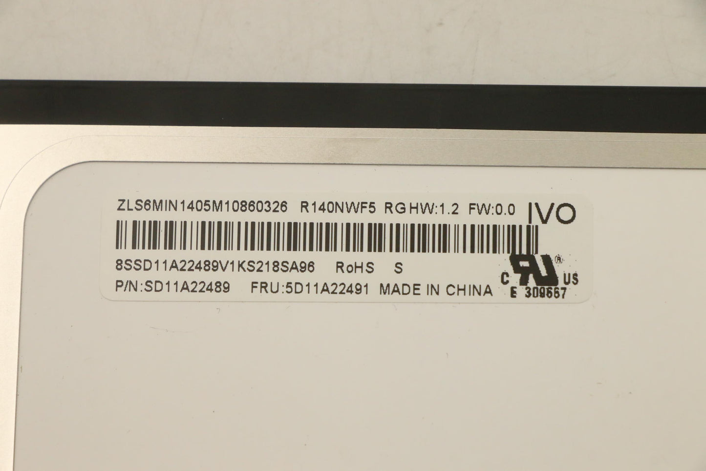 Lenovo Display, 14", FHD, Touch, Anti-Glare, IPS, 300nit - 5D11A22491