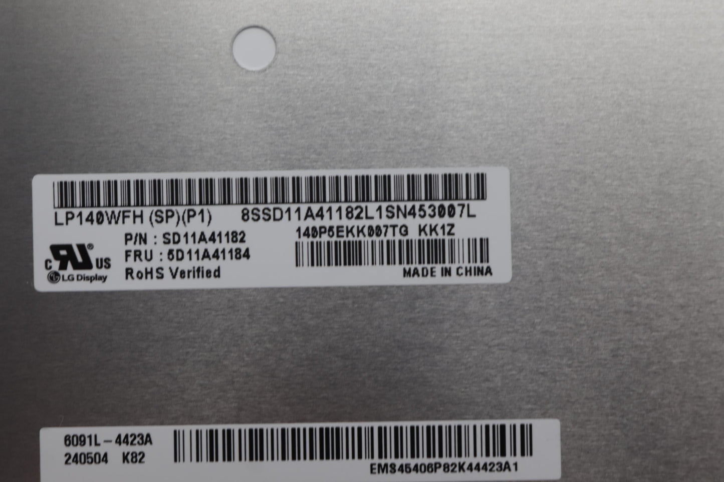 Lenovo Display Fru Lg Lp140Wfh-Spp1 F - 5D11A41184