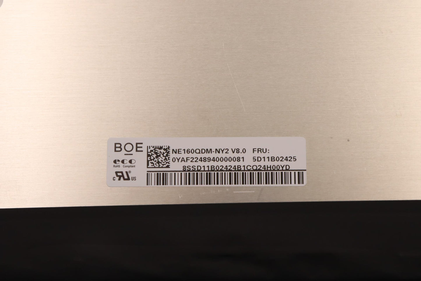 Lenovo Display Fru Bo Ne160Qdm-Ny2 V8 - 5D11B02425