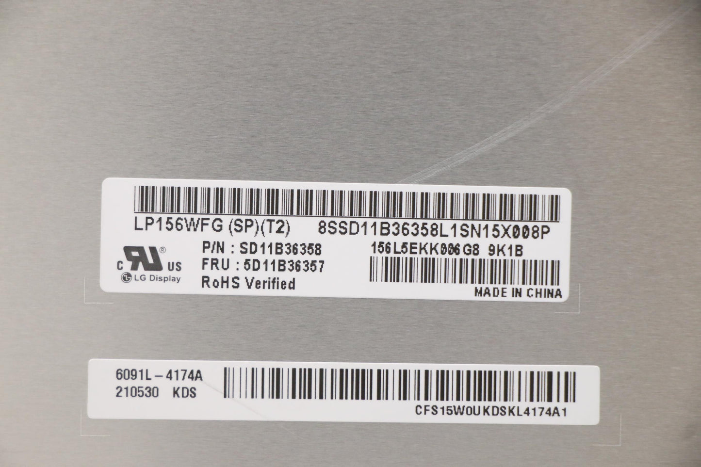 Lenovo 15.6" LGD LCD Panel, FHD, Anti-Glare, IPS - 5D11B36357