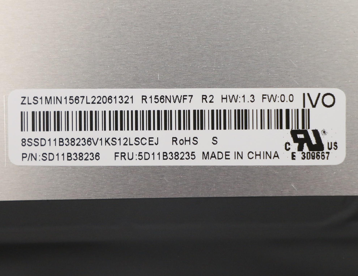 Lenovo 15.6" FHD Display, Anti-Glare, IPS, 300 nits - 5D11B38235