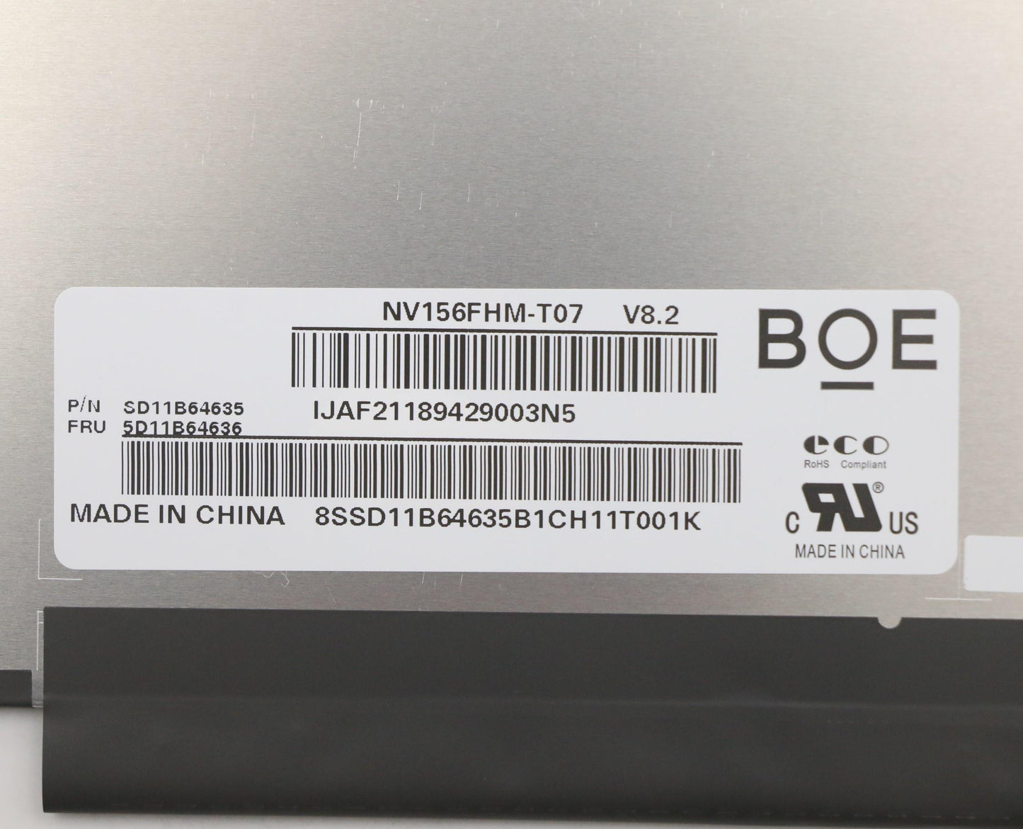 Lenovo Display, 15.6", FHD, Anti-Glare, IPS, 300nit, 45% Color Gamut - 5D11B64636