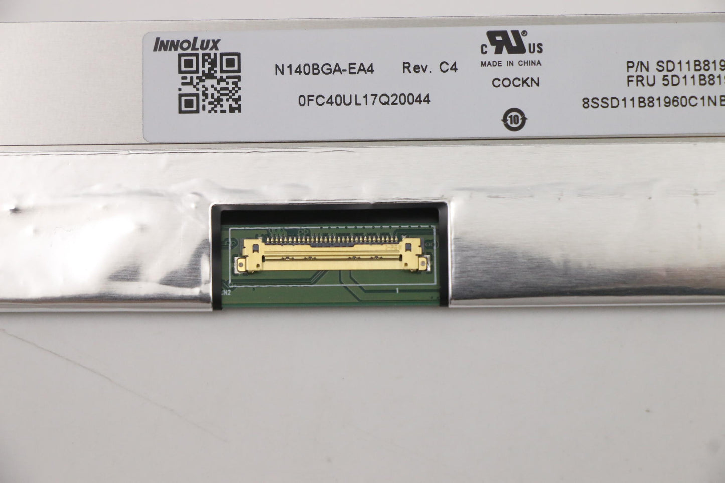 Lenovo 14" HD Display, Non-Touch, Anti-Glare, TN, 220 nits, 45% CG - 5D11B81964