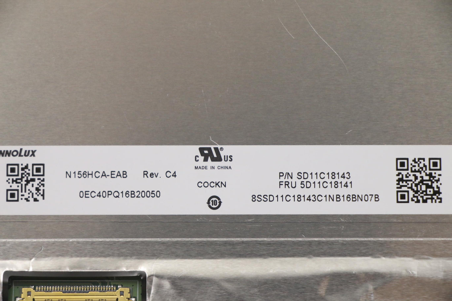 Lenovo 15.6" FHD Display, Non-Touch, Anti-Glare, IPS, 250 nits, 45% NTSC - 5D11C18141