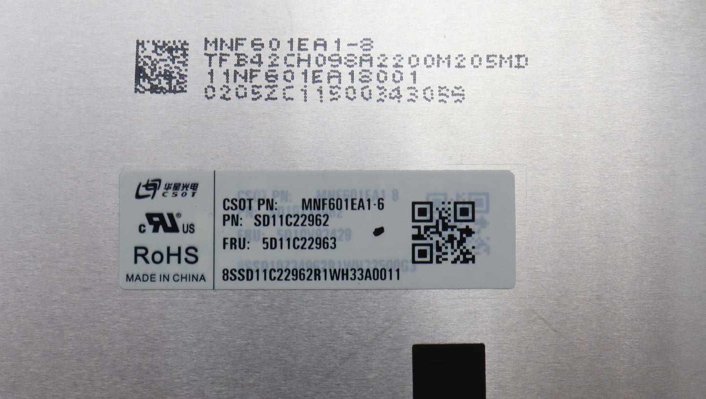 Lenovo Display Fru Cs Mnf601Ea1-6 Uhd - 5D11C22963