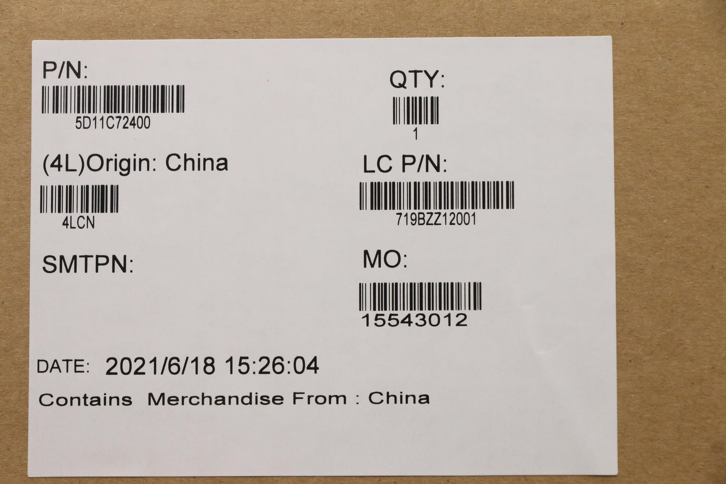 Lenovo Display Fru Mng007Da1-1 2.5K C - 5D11C72400